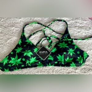 ZAFUL String Bikini Top Women Size 6 New